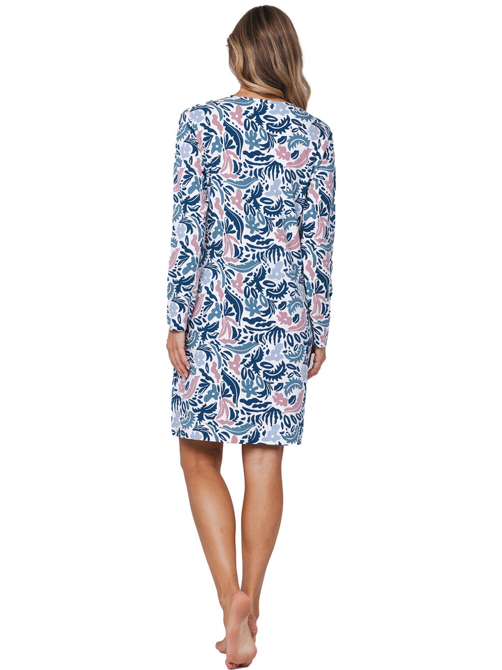 Nachthemd Blue Bloom