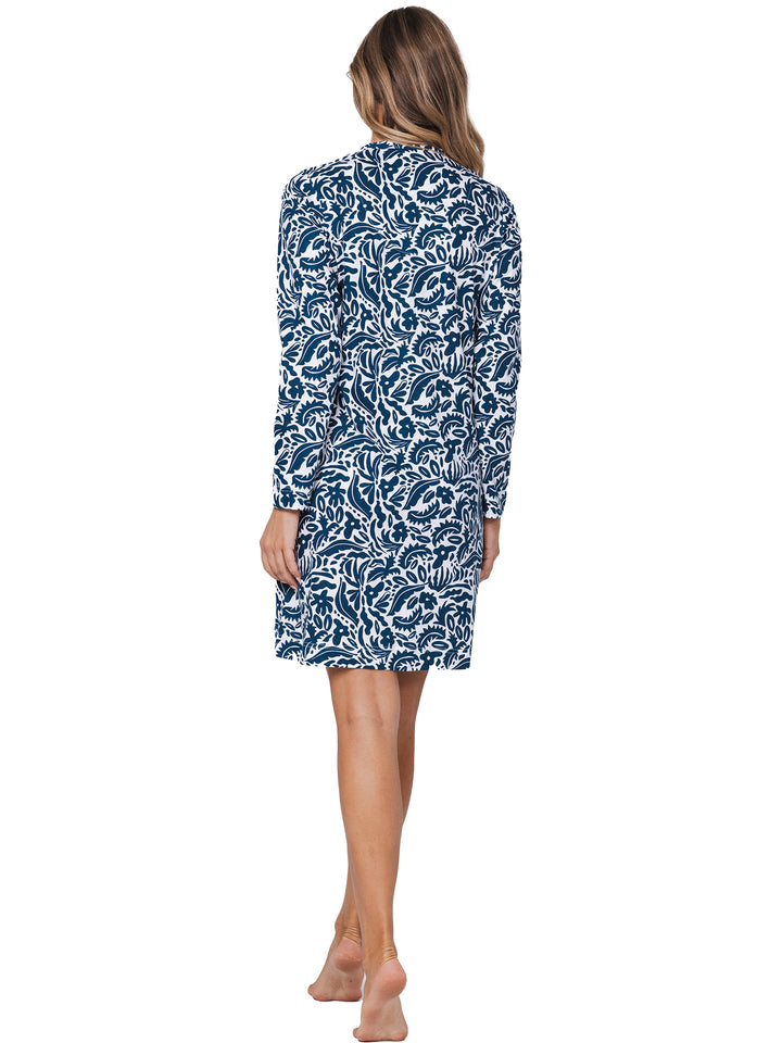 Nachthemd Blue Bloom