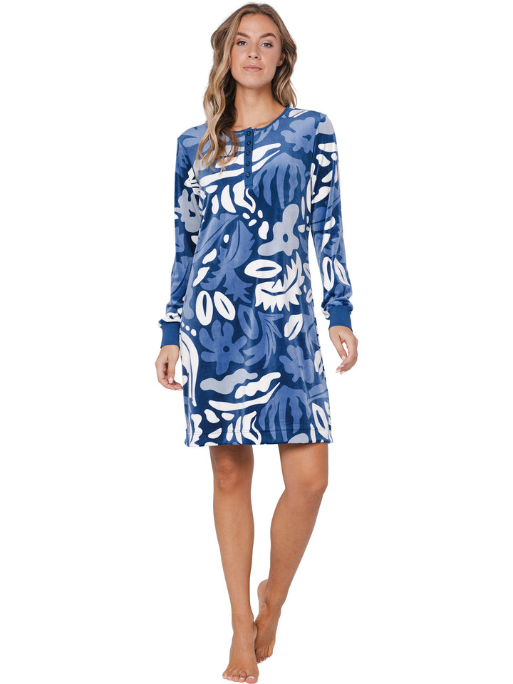 nachthemd Blue Bloom