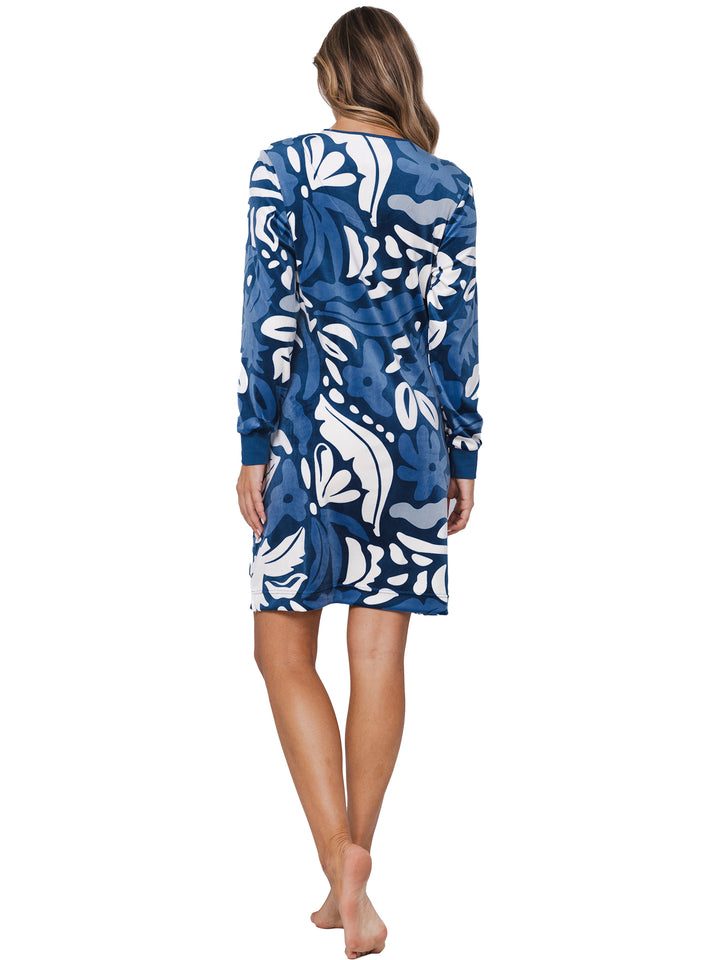 nachthemd Blue Bloom