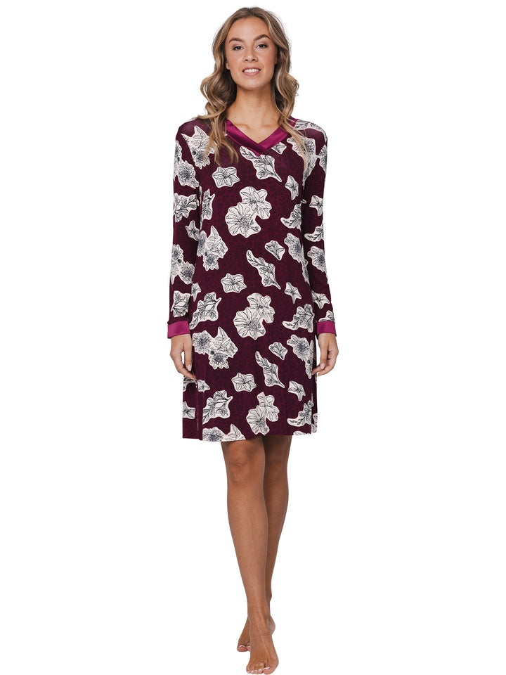 Premium nachthemd Burgundy Dream