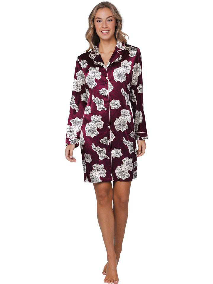 Premium nachthemd Burgundy Dream