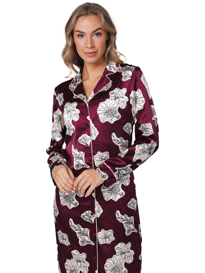 Premium nachthemd Burgundy Dream