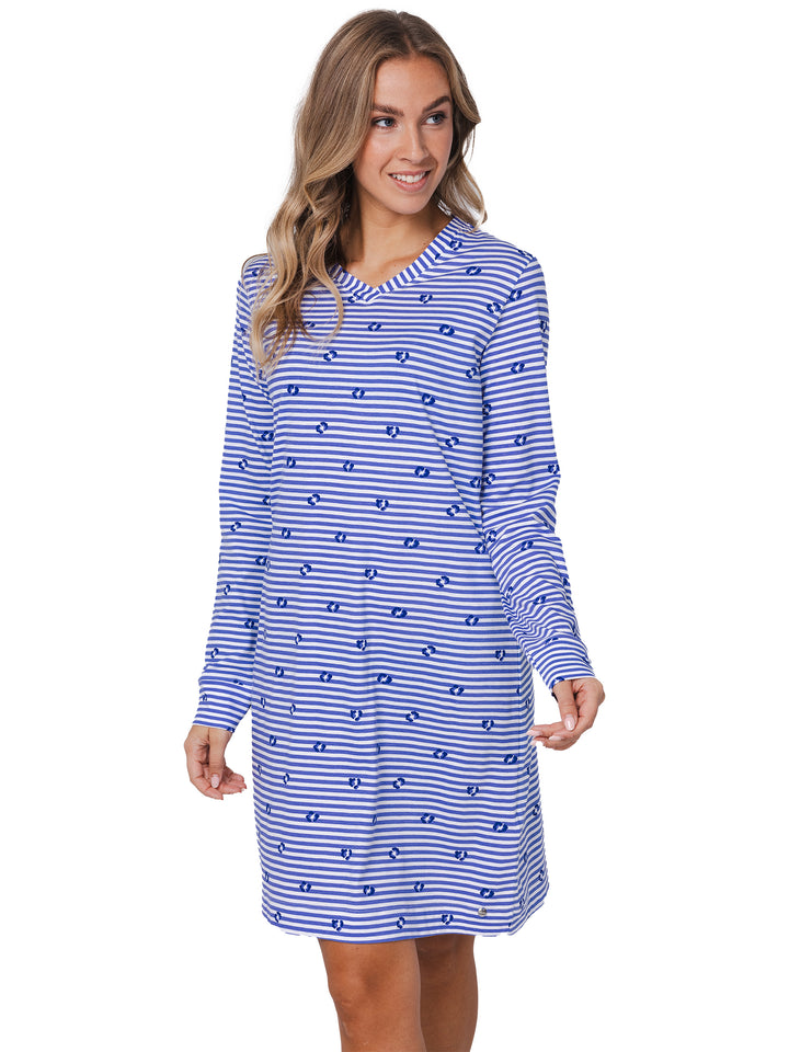 Rebelle nachthemd Leopard Lilac