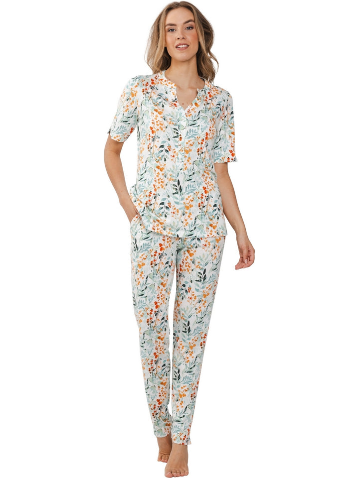 Pastunette Premium Pyjama Watercolor Leaves