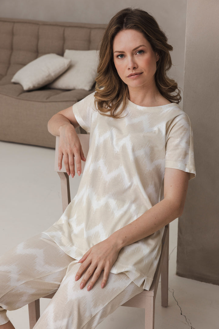 Pastunette Premium Pyjama Sketchy Waves