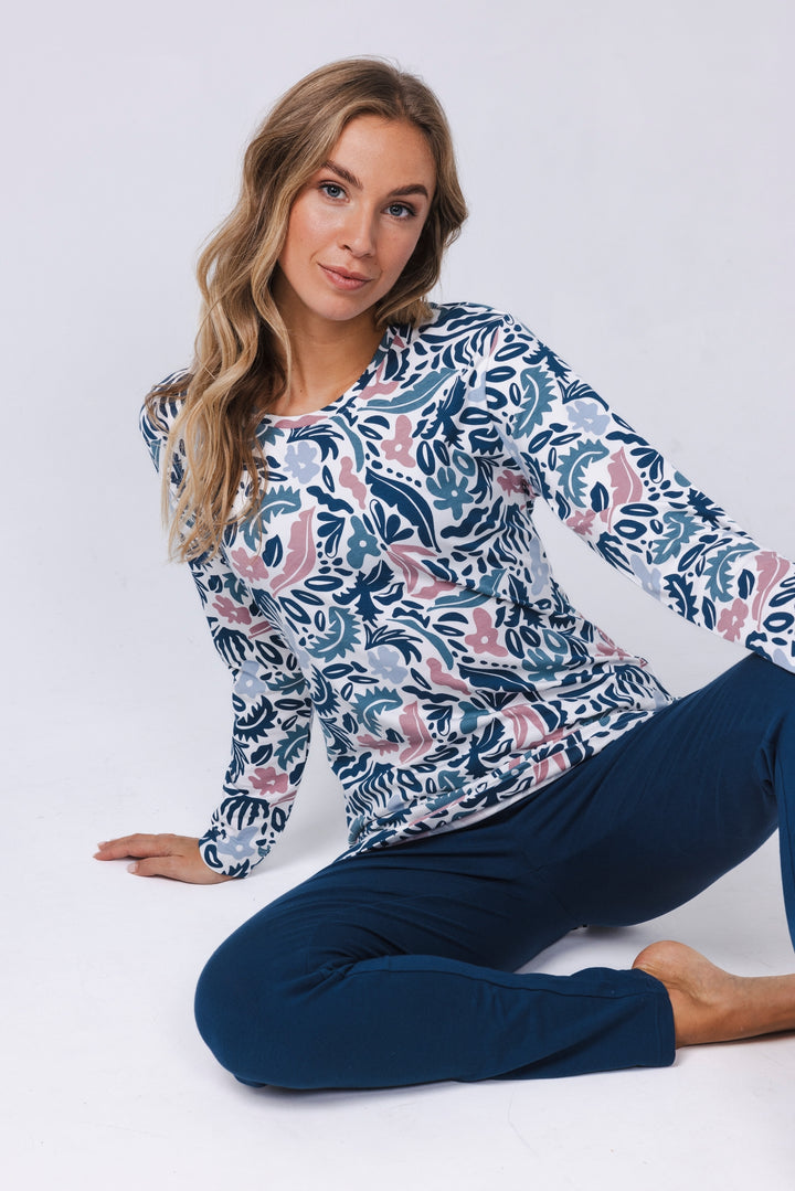 Pyjama Blue Bloom
