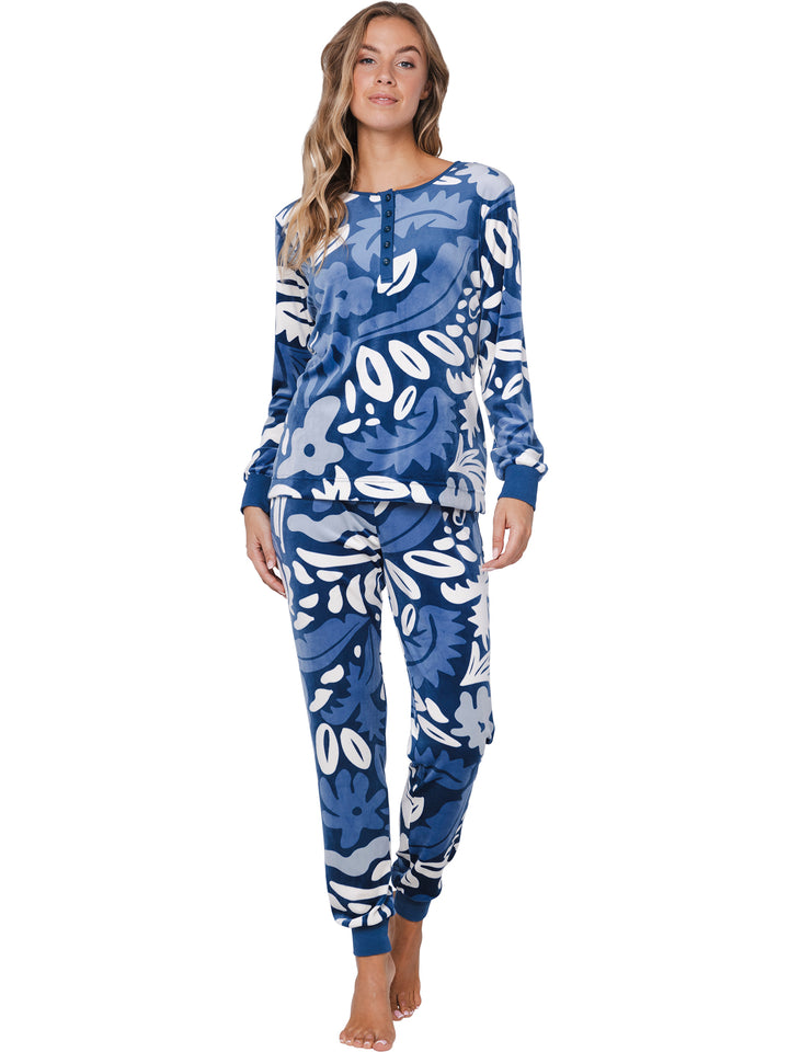 Pyjama / Huispak Blue Bloom