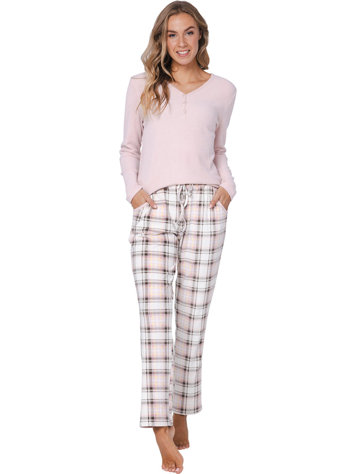 Pyjama / Huispak Pink Checks