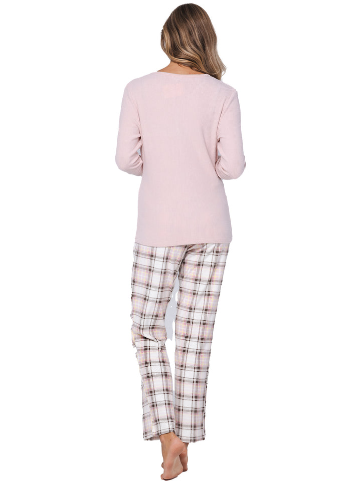 Pyjama / Huispak Pink Checks