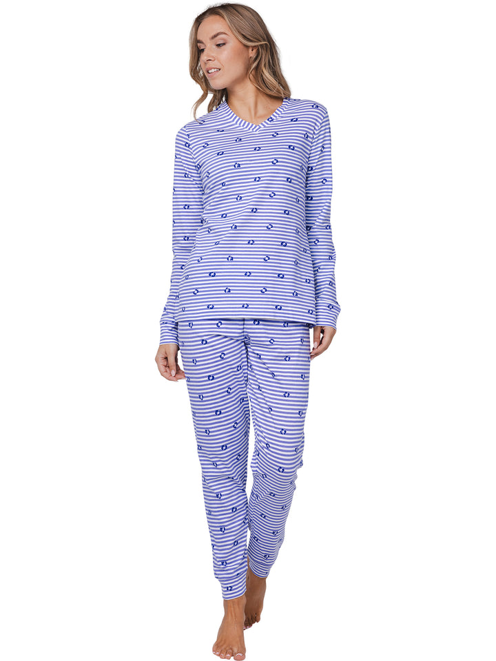 Rebelle pyjama Leopard Lilac