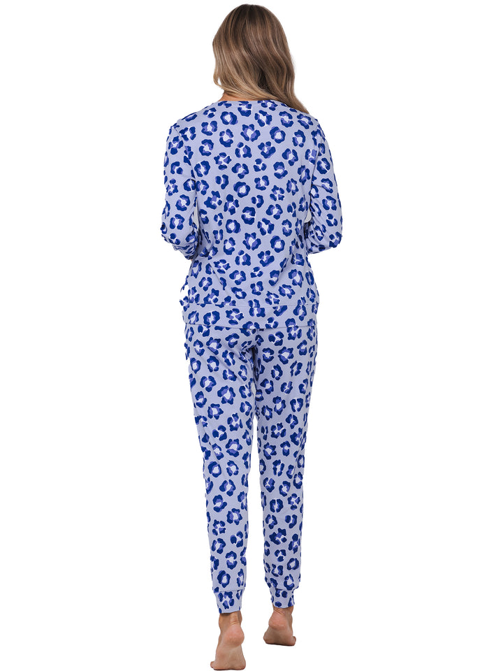 Rebelle pyjama Leopard Lilac
