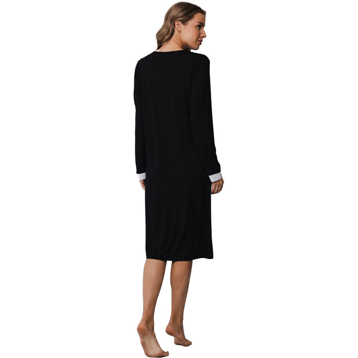 Premium nachthemd monochroom