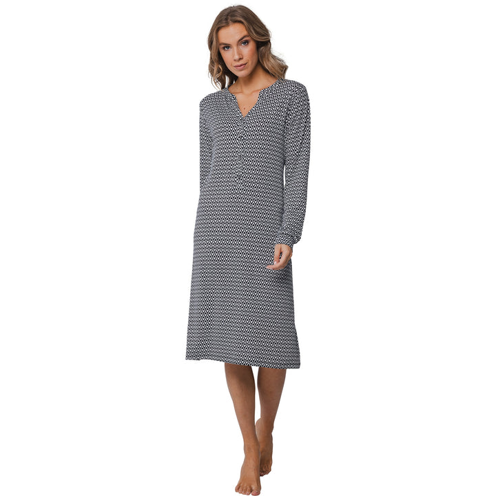 Premium nachthemd monochroom