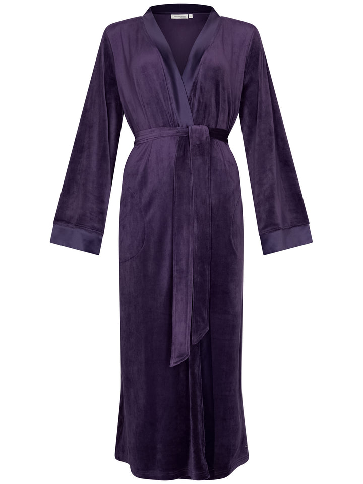 Premium badjas/kimono Dark Orchid