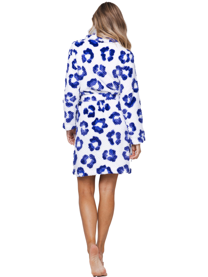 Rebelle badjas Leopard Lilac