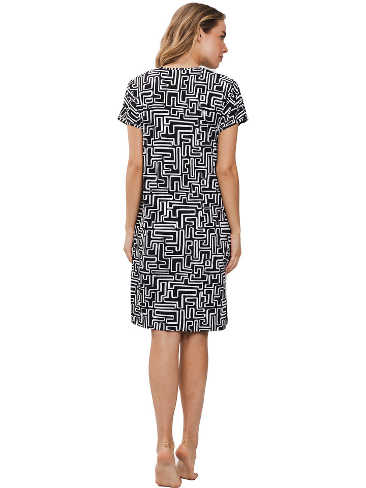 Pastunette Jurk Graphic Beach