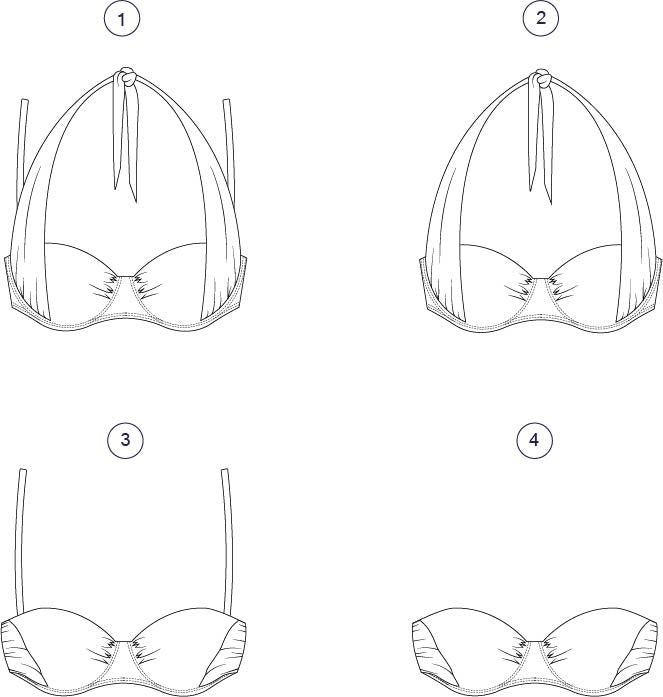 Pastunette Bikini Animal Shell