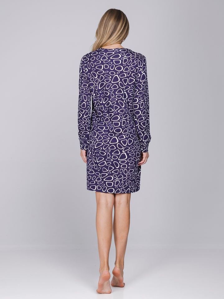 Coming Soon - Nachthemd Purple Pebbles