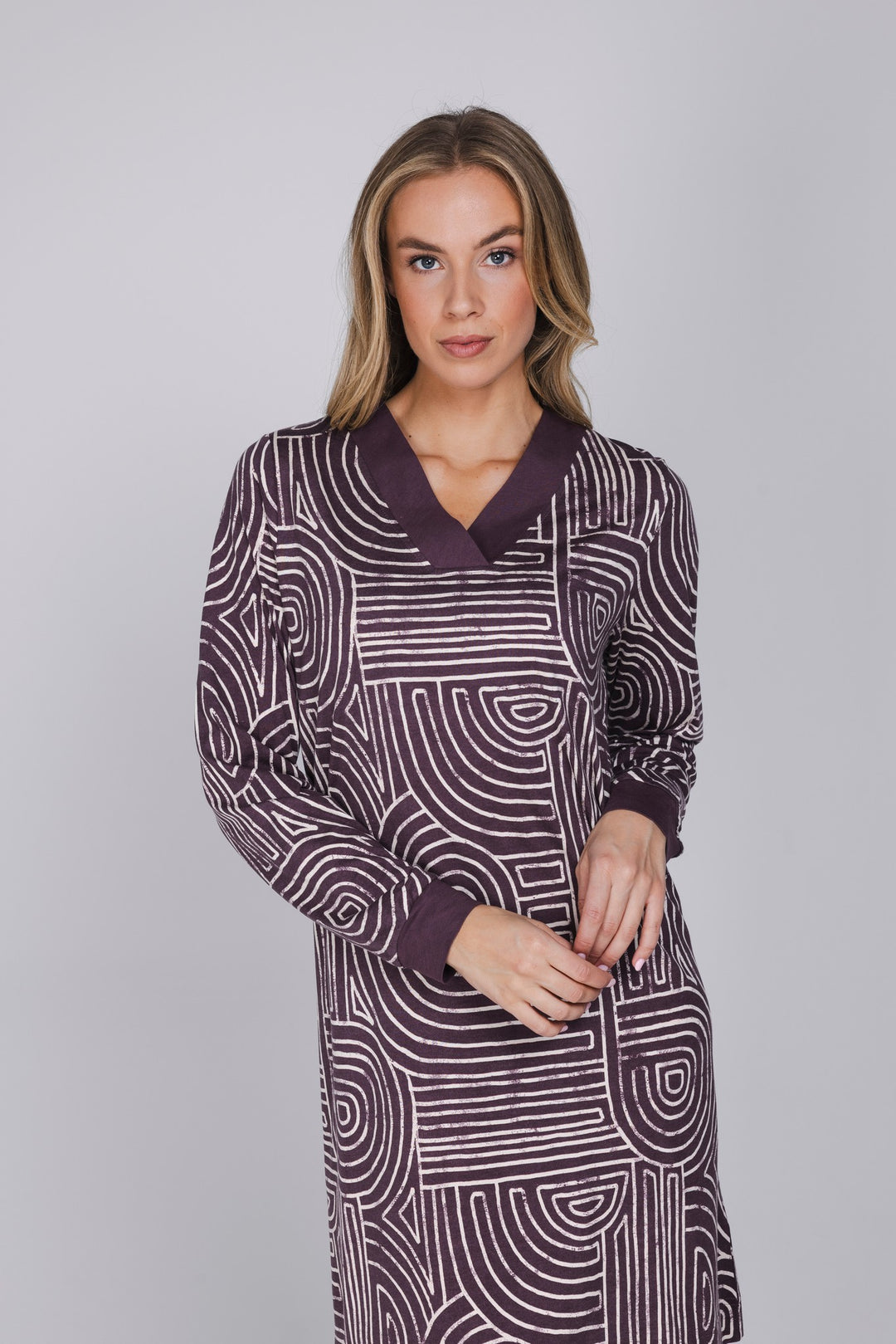 Premium Nachthemd Lunar Lines