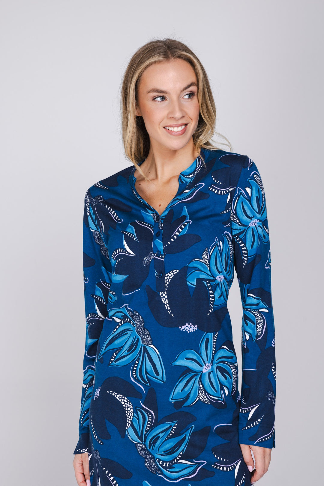Premium Nachthemd Blue Mirage