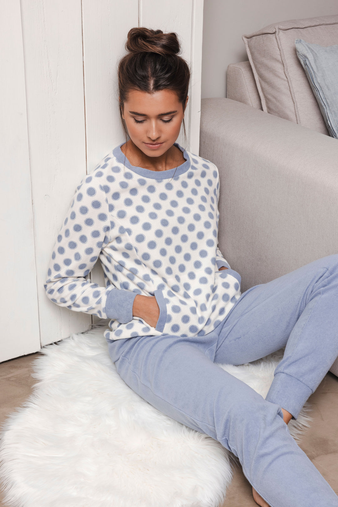 Pyjama / Huispak Blue Fog