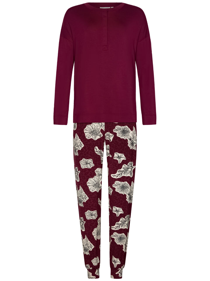 BINNENKORT BESCHIKBAAR - Premium pyjama Burgundy Dream