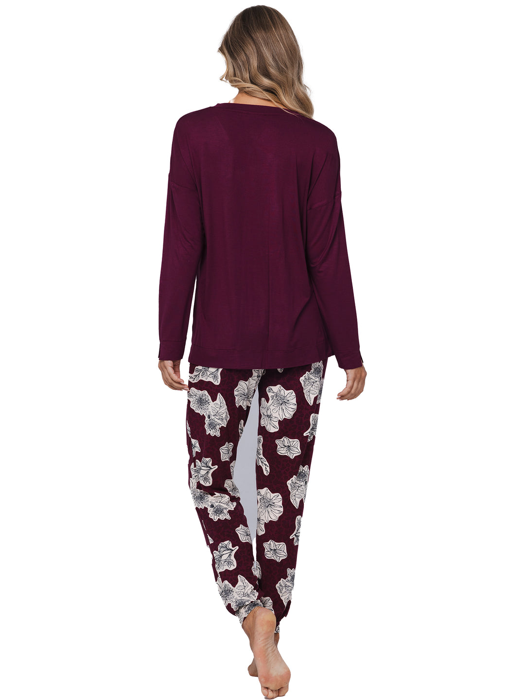 BINNENKORT BESCHIKBAAR - Premium pyjama Burgundy Dream