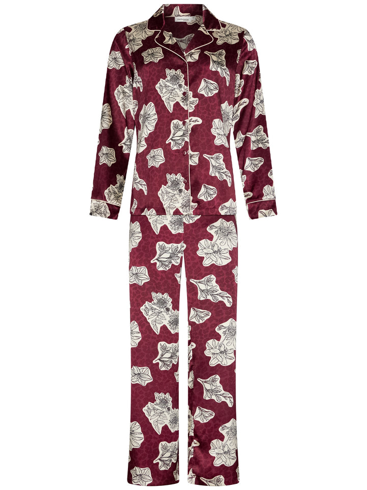 BINNENKORT BESCHIKBAAR - Premium pyjama Burgundy Dream