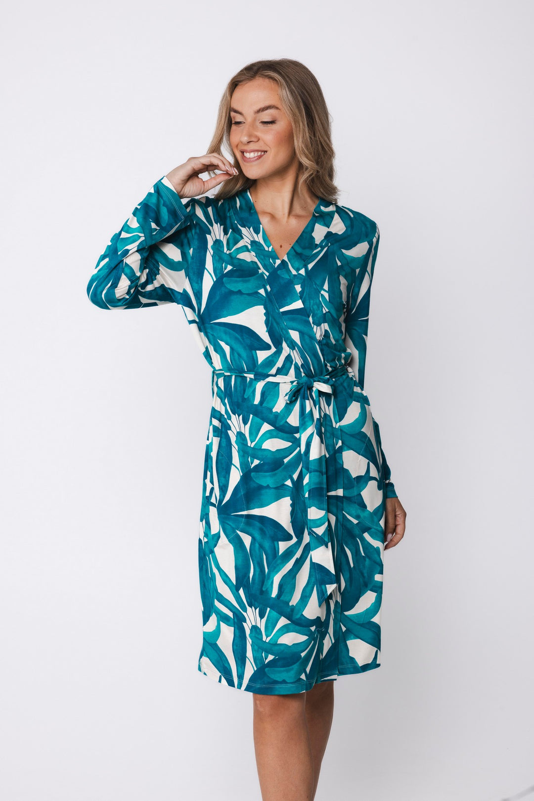 Premium Kimono Emerald Oasis