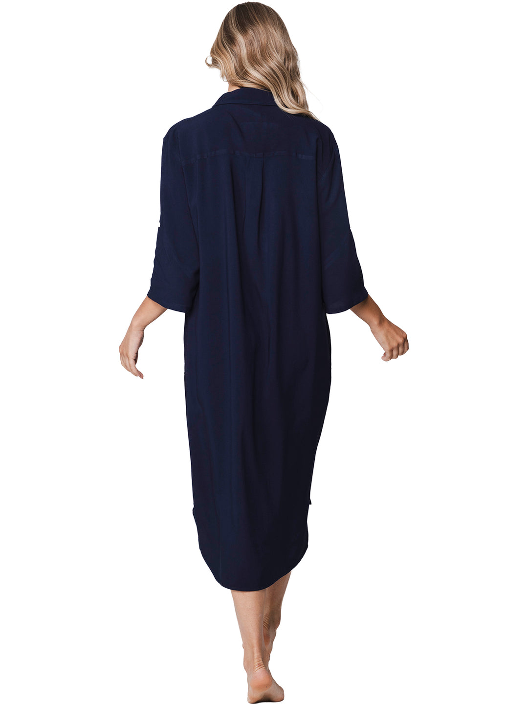 Premium Jurk Azure Leafs
