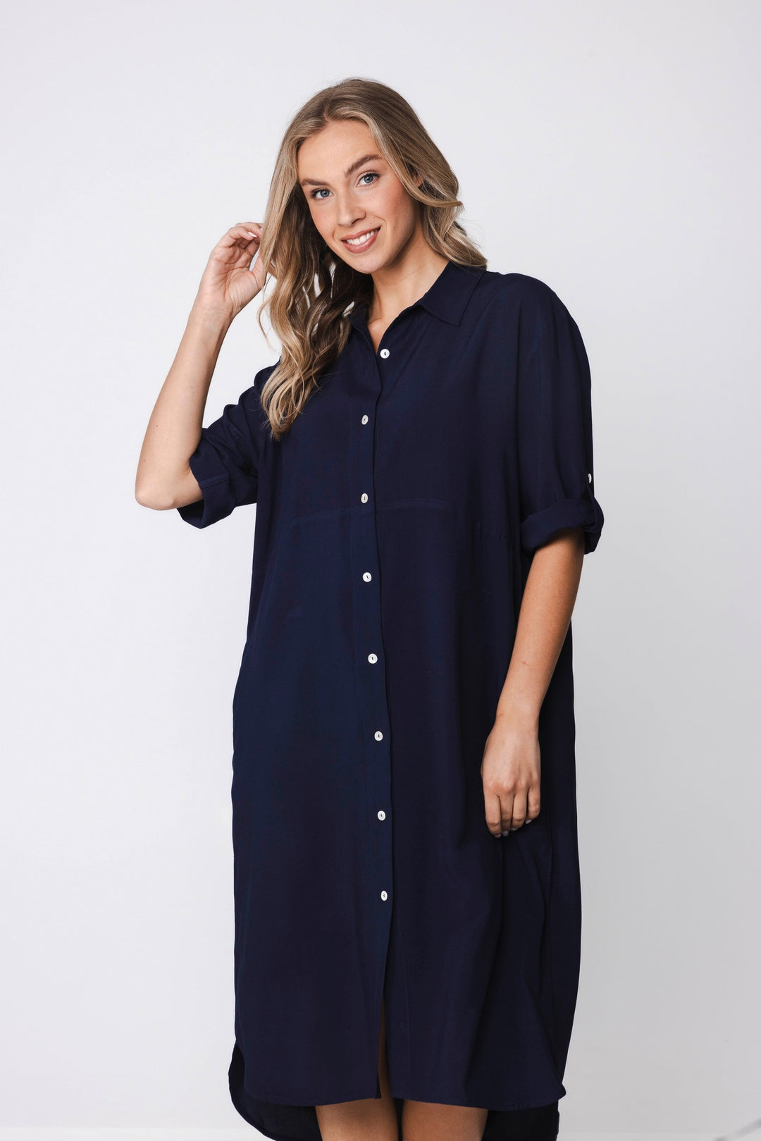 Premium Jurk Azure Leafs