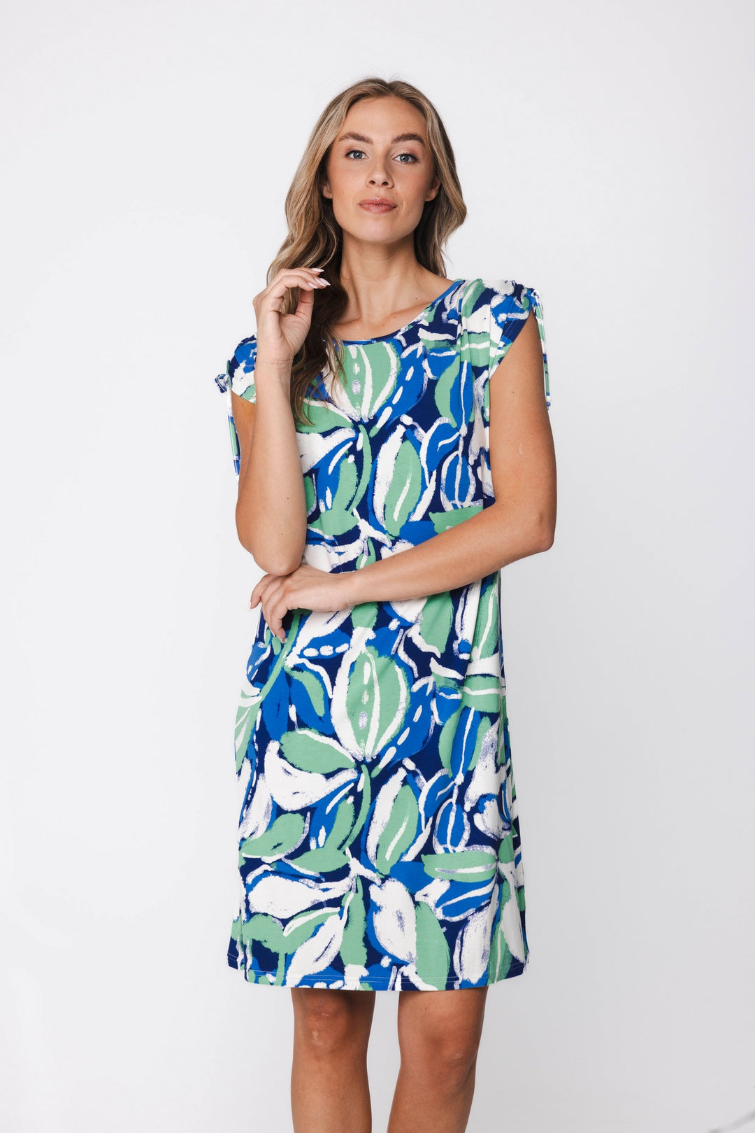 Jurk Aqua Flora