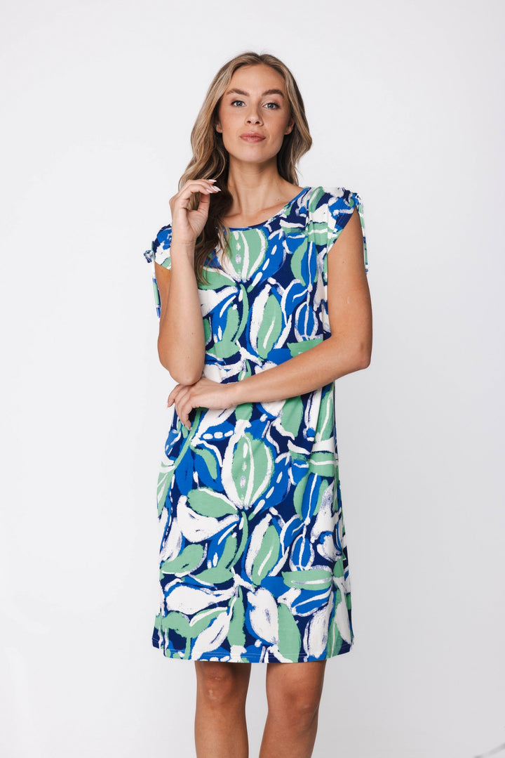 Jurk Aqua Flora