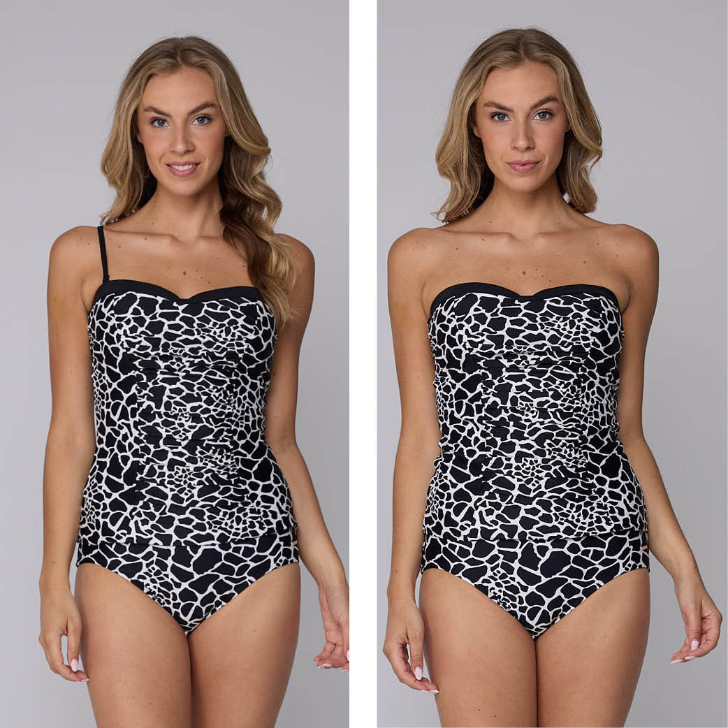 Tankini Noir Safari